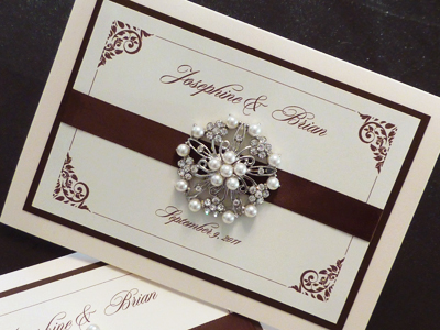 Pocketfold Wedding Invitations by Stephita