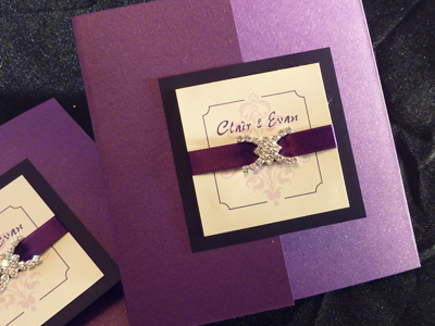 Pocketfold Wedding Invitations by Stephita